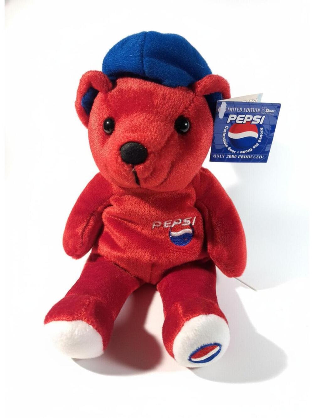 Vintage 2000 Y2K Limited Edition Pepsi Bear Jetsetter